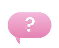 Speech bubble with question mark